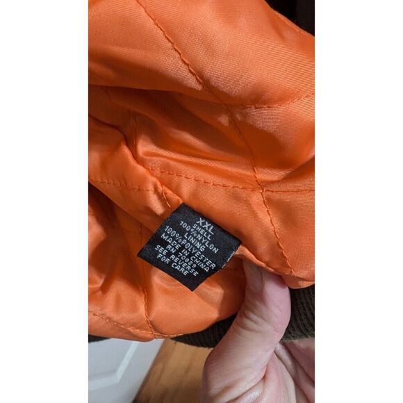 Carbon Bomber Jacket Men's XXL Green Nylon shell Full Zip Pockets gorpcore - Picture 7 of 8